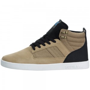 Supra Bandit Skateskor Dam Khaki | QGESU9642