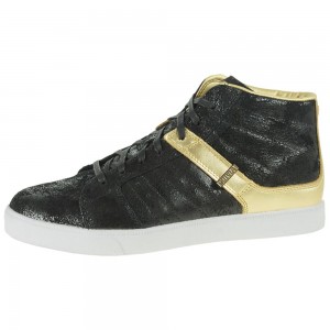 Supra Indy NS Skateskor Herr Svarta Guld | OZWGX0183