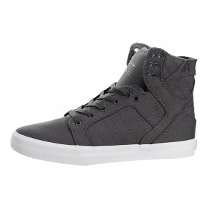 Supra SkyTop Höga Dam Grå | CHDXJ9237