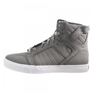 Supra SkyTop Höga Dam Grå | TJQXD0725