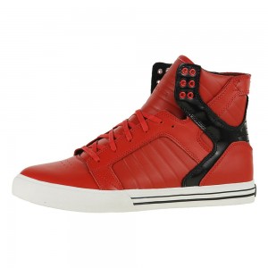 Supra SkyTop Höga Dam Röda | CYNQK6809