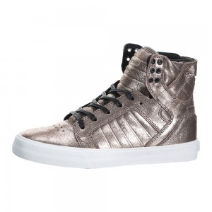 Supra SkyTop Höga Dam Rosa Guld | FHWUZ3762