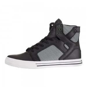 Supra SkyTop Höga Dam Svarta Grå | LSVTB7068