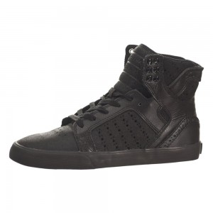 Supra SkyTop Höga Dam Svarta | YQESW5967