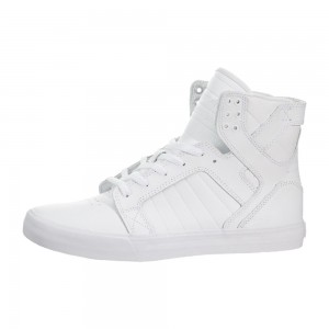 Supra SkyTop Höga Herr Vita | ZJCXD3687