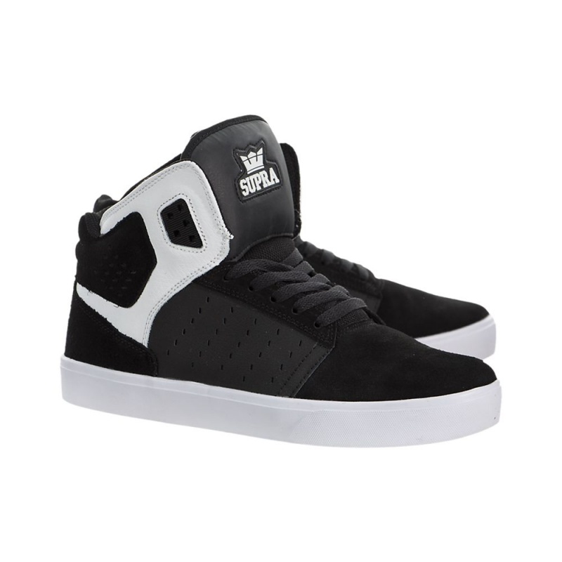 Supra Atom Skateskor Dam Svarta Vita | GLUMO1697