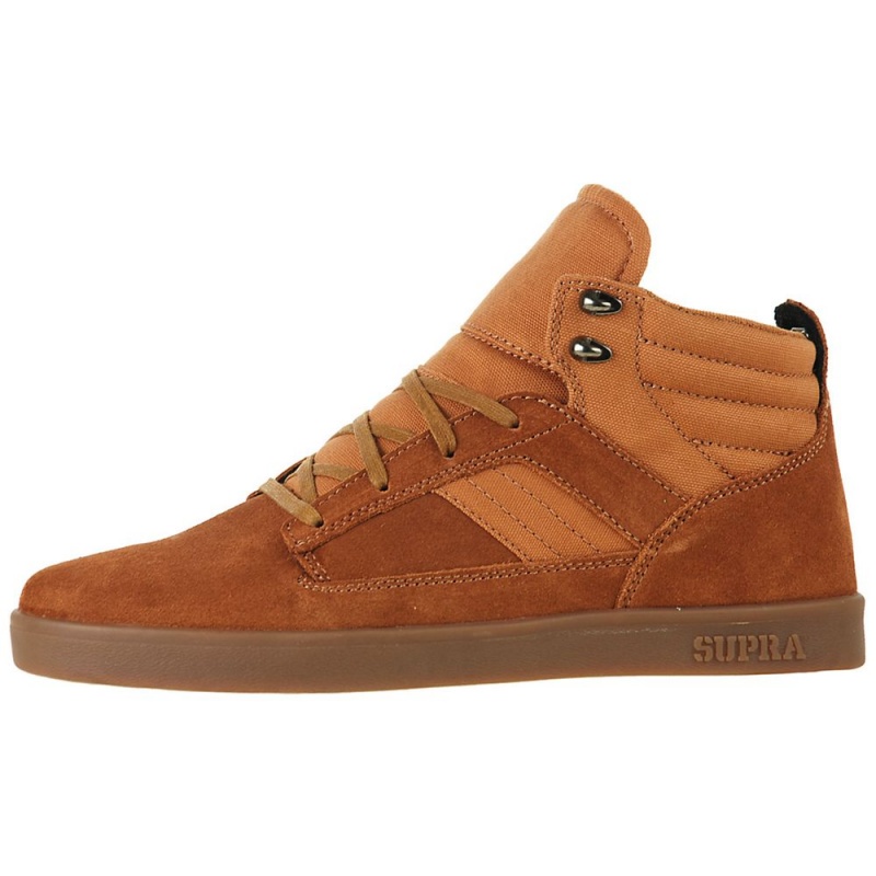 Supra Bandit Mid Skateskor Dam Bruna | MSWQK9867