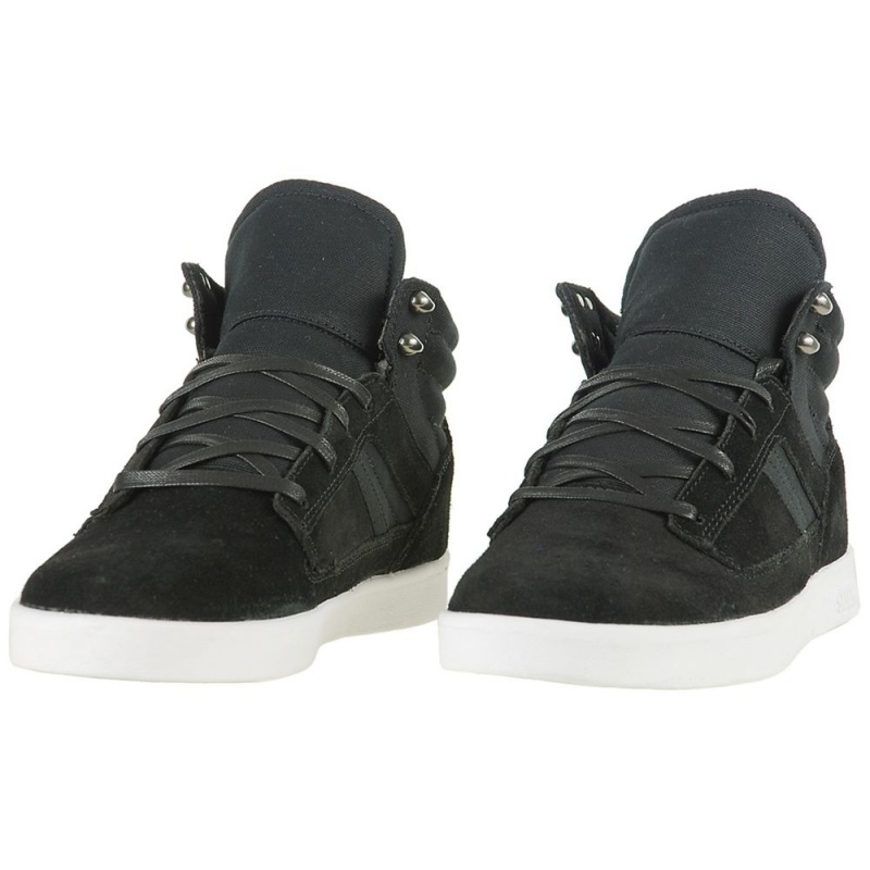 Supra Bandit Mid Skateskor Dam Svarta | BWKLP2160