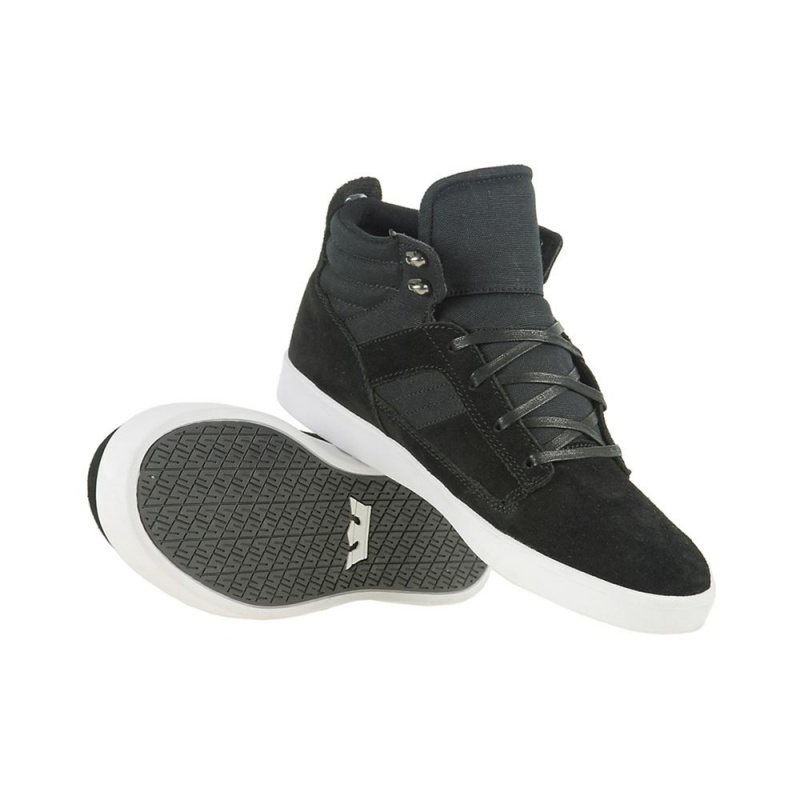 Supra Bandit Mid Skateskor Dam Svarta | BWKLP2160