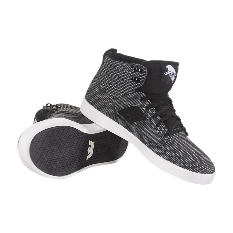 Supra Bandit Skateskor Dam Svarta Vita | VNSOB4789