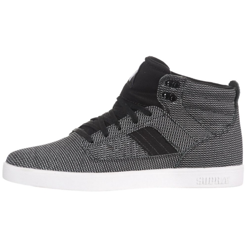 Supra Bandit Skateskor Dam Svarta Vita | VNSOB4789