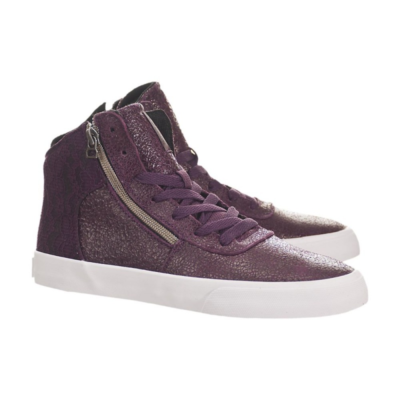 Supra Cuttler Skateskor Dam Lila | FCMRQ3581