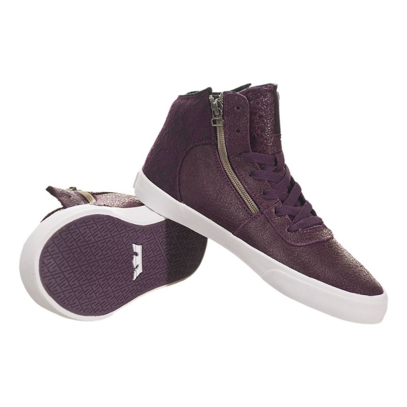 Supra Cuttler Skateskor Dam Lila | FCMRQ3581