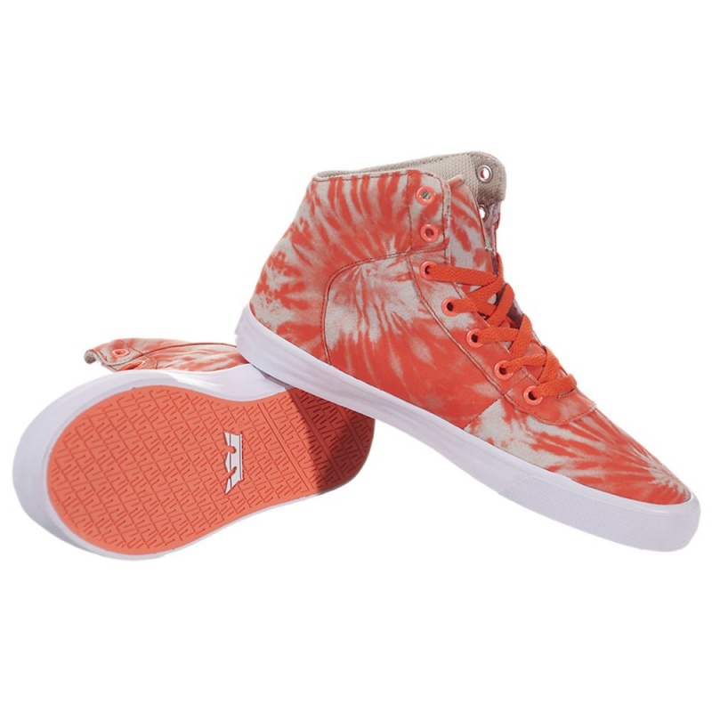 Supra Cuttler Skateskor Dam Orange | SFLPJ1784