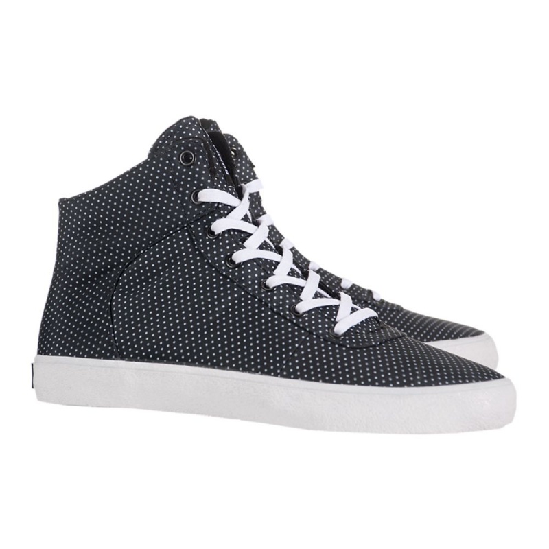 Supra Cuttler Skateskor Dam Svarta Vita | IYTCW1489