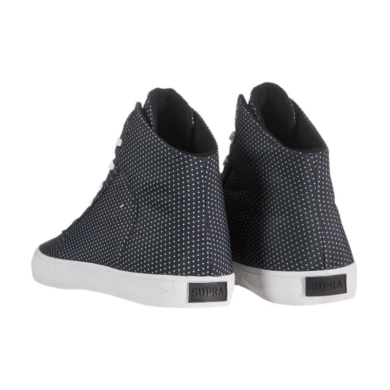 Supra Cuttler Skateskor Dam Svarta Vita | IYTCW1489