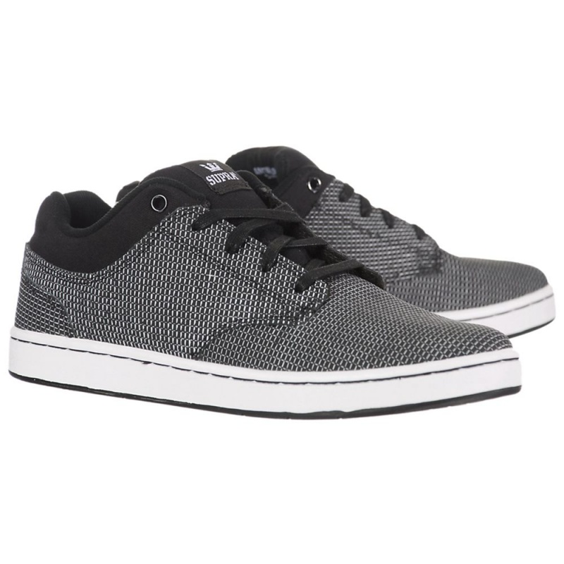 Supra Dixon Skateskor Herr Svarta Vita | MBVXZ0745