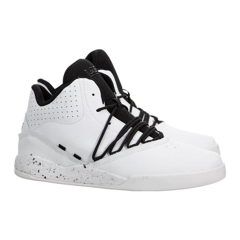 Supra Estaban Sneakers Dam Vita Svarta | DGJZH2051