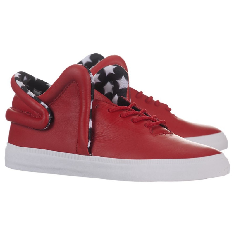 Supra Falcon Sneakers Dam Röda | FIOSV2479