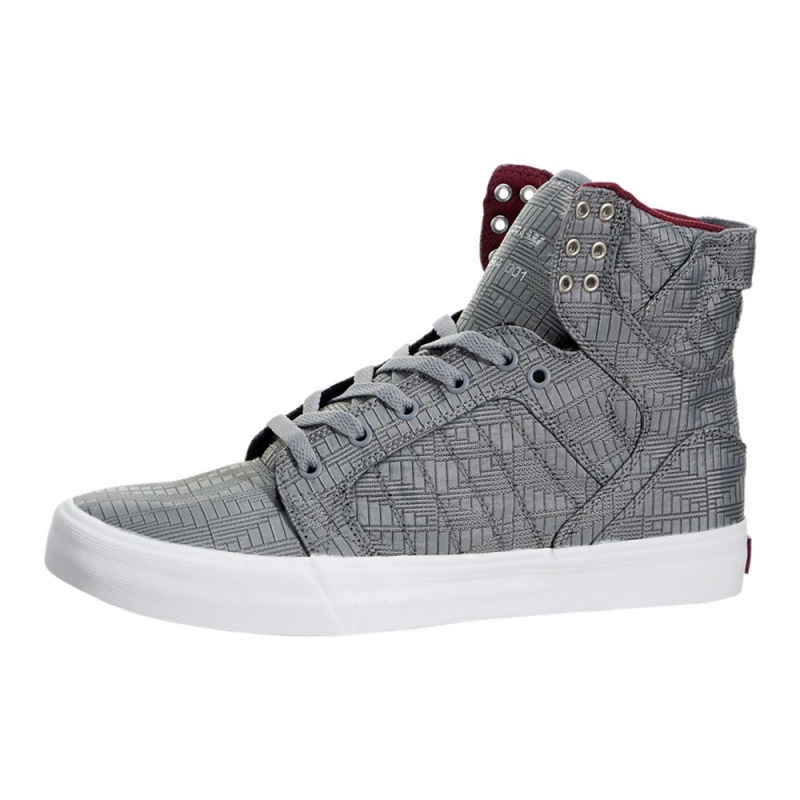 Supra SkyTop HF Höga Dam Grå | VMCAL9236