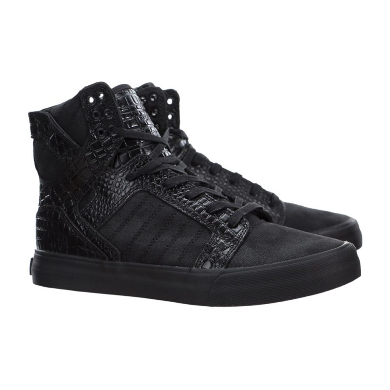 Supra SkyTop HF Höga Dam Svarta | HMEFO0261