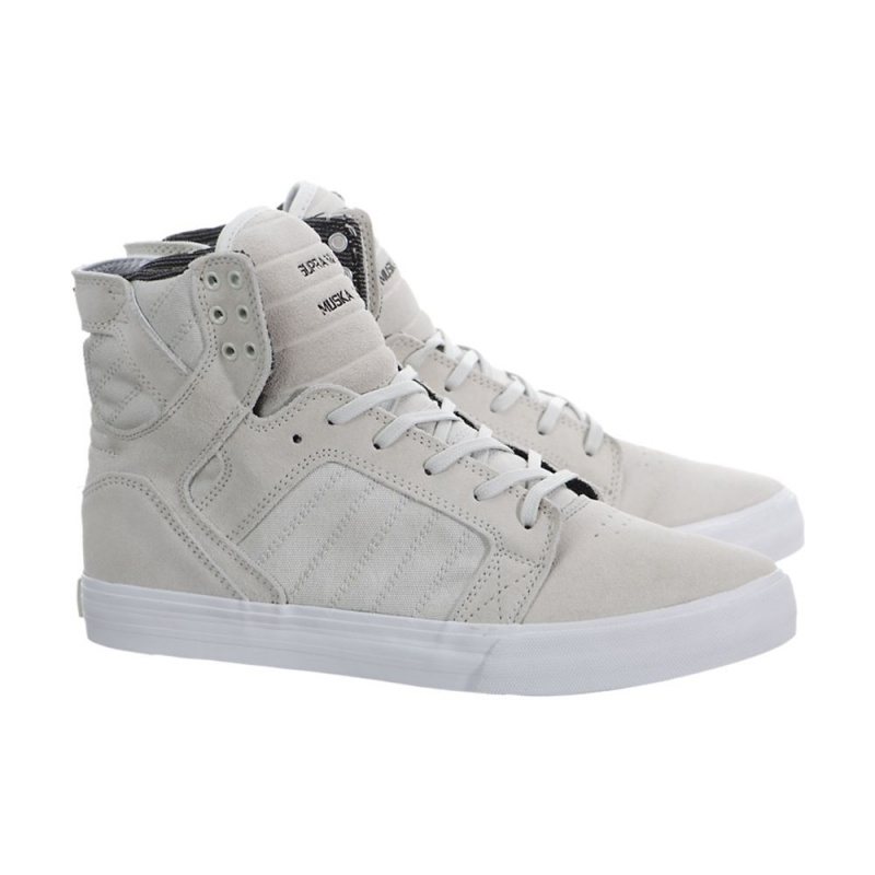 Supra SkyTop Höga Dam Grå | KARLS0194