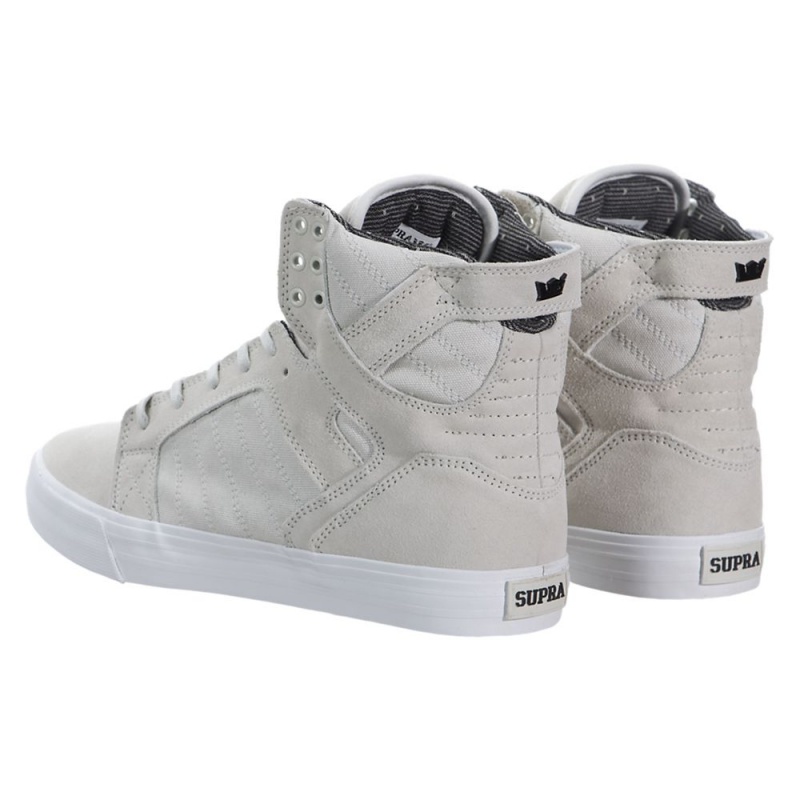 Supra SkyTop Höga Dam Grå | KARLS0194