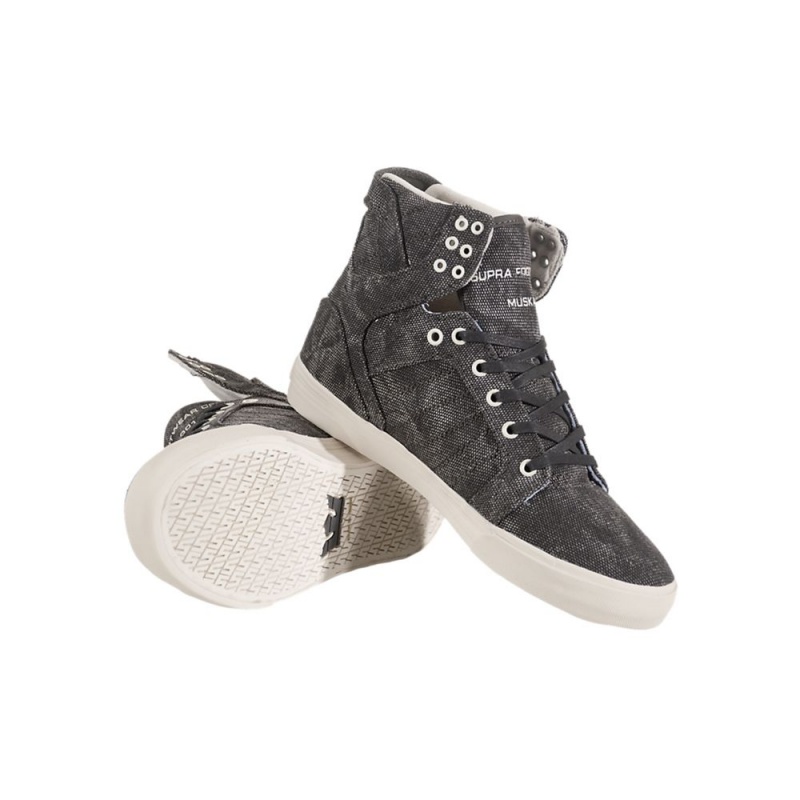 Supra SkyTop Höga Dam Grå | QSAPR8310