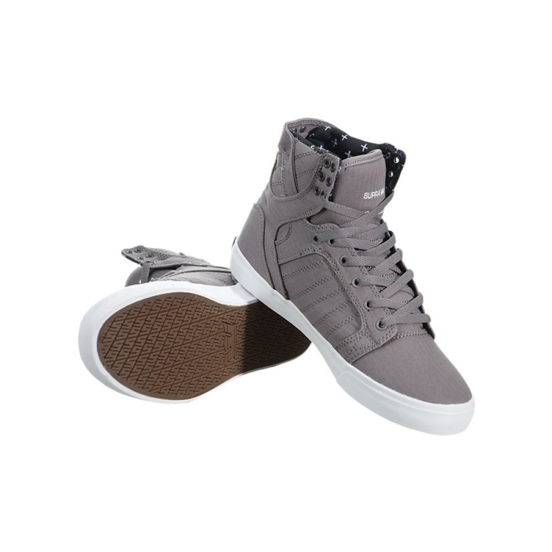 Supra SkyTop Höga Dam Grå | STUKI3059