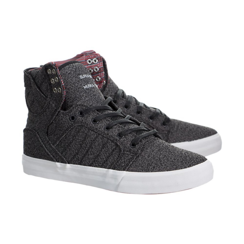 Supra SkyTop Höga Dam Grå | VCSLM8521