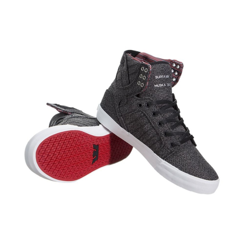 Supra SkyTop Höga Dam Grå | VCSLM8521