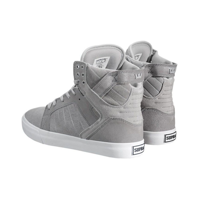 Supra SkyTop Höga Dam Grå | XRGCI8917