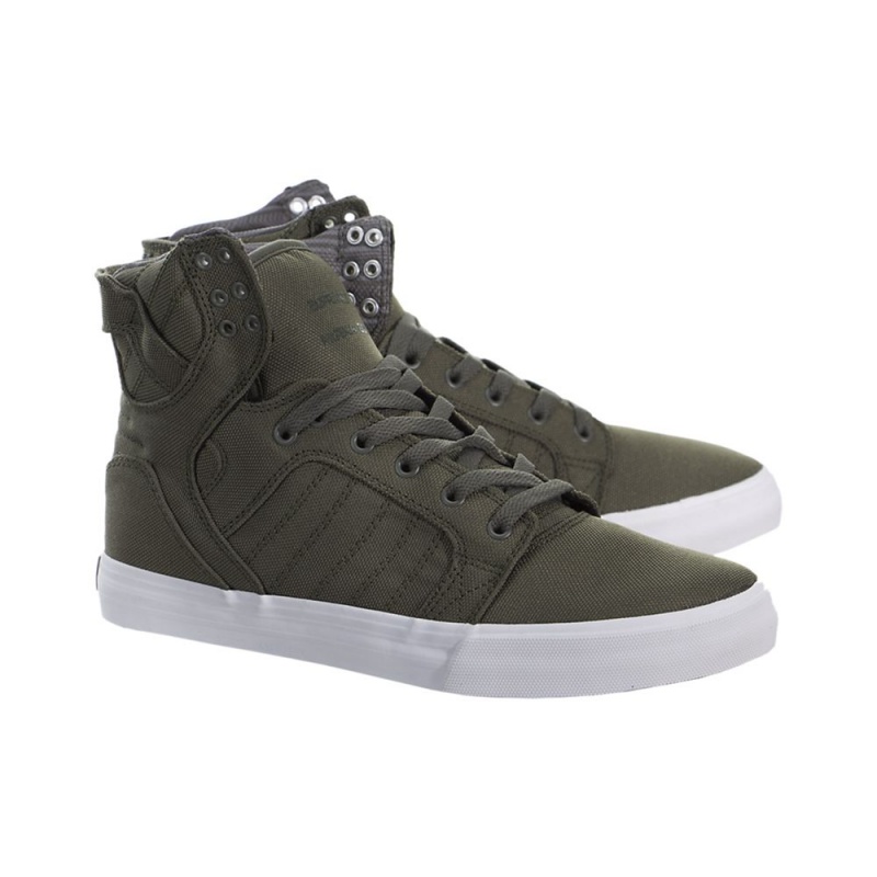 Supra SkyTop Höga Dam Gröna | CQBDO9380