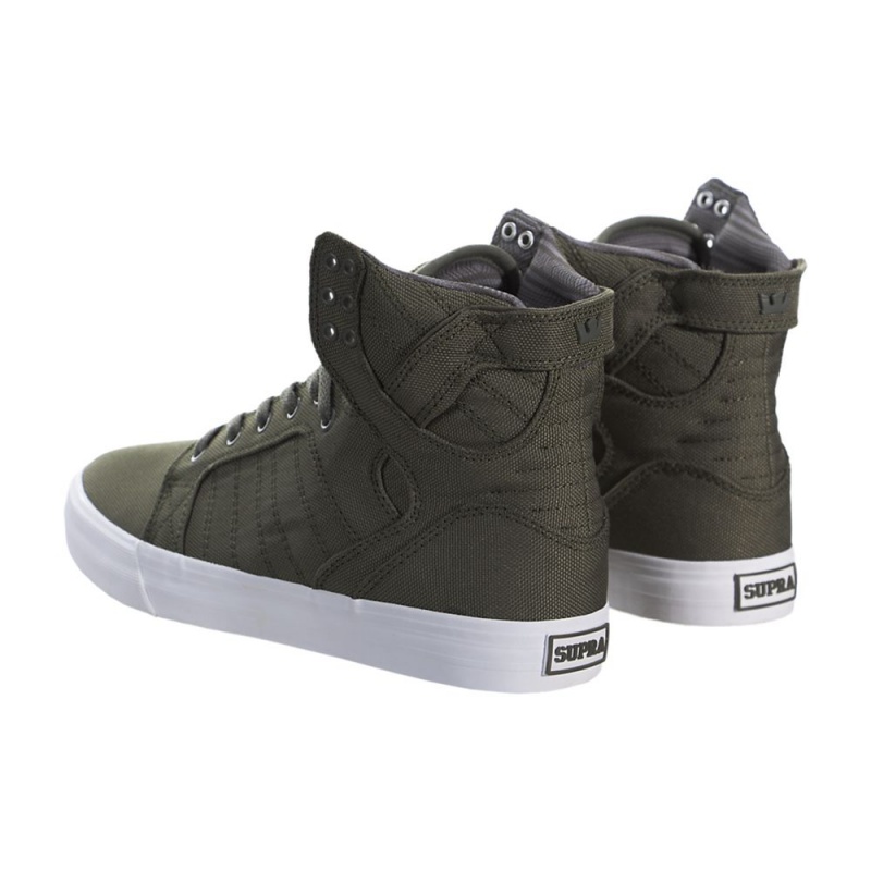 Supra SkyTop Höga Dam Gröna | CQBDO9380