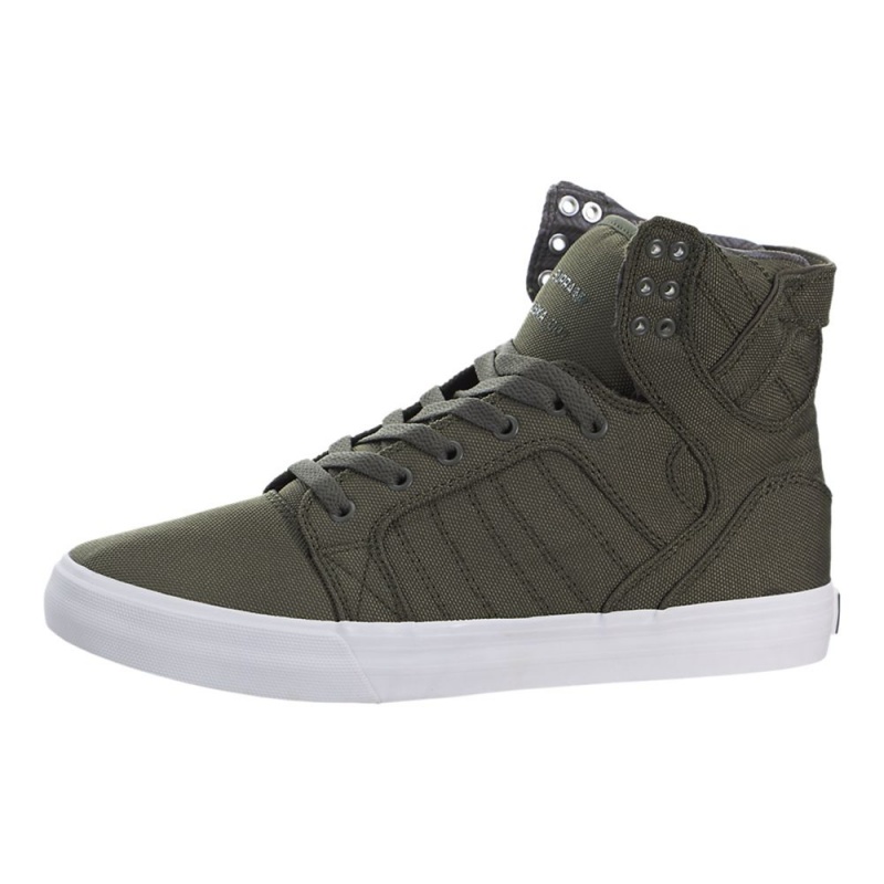 Supra SkyTop Höga Dam Gröna | CQBDO9380