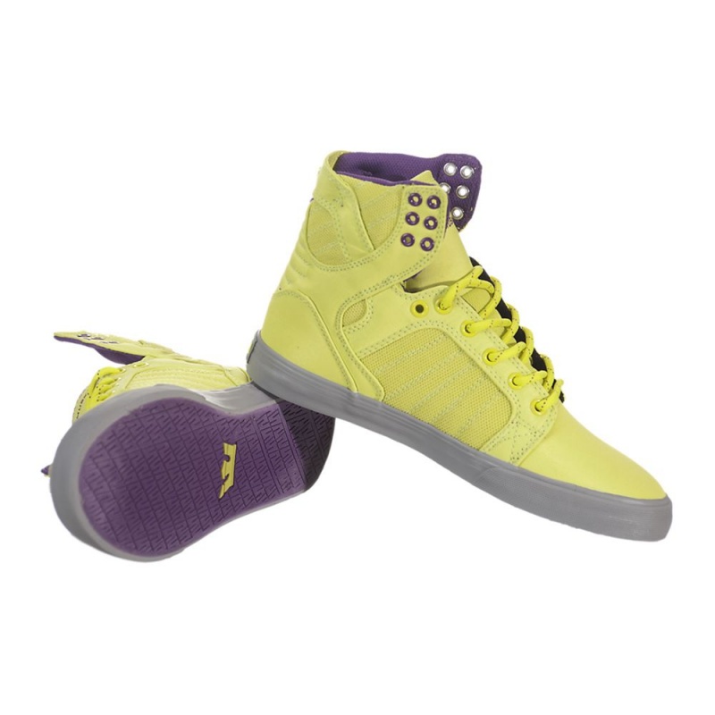 Supra SkyTop Höga Dam Gula | MYUSE5183