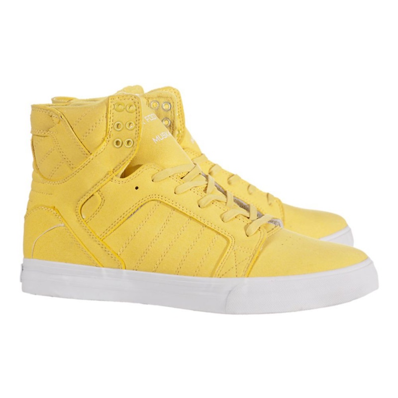 Supra SkyTop Höga Dam Gula | ZPOAK5946