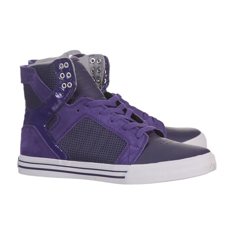 Supra SkyTop Höga Dam Lila | XZFRJ8907