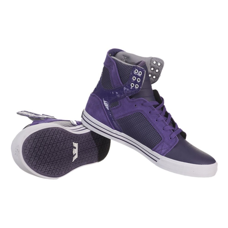 Supra SkyTop Höga Dam Lila | XZFRJ8907