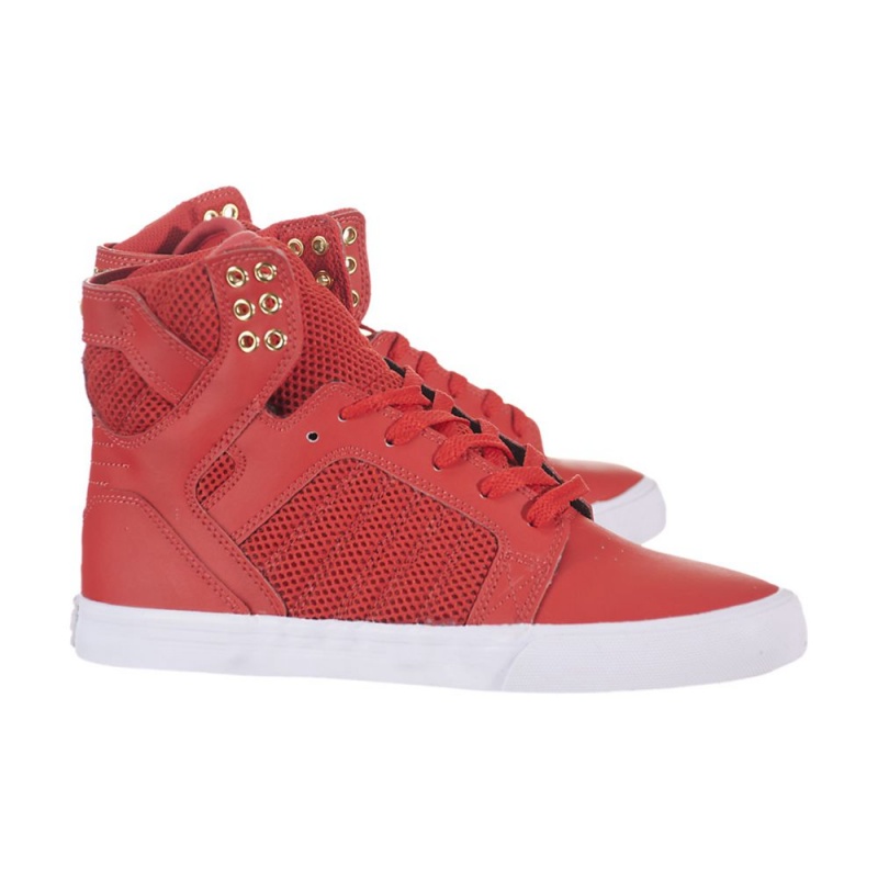 Supra SkyTop Höga Dam Röda | RJZTL3027