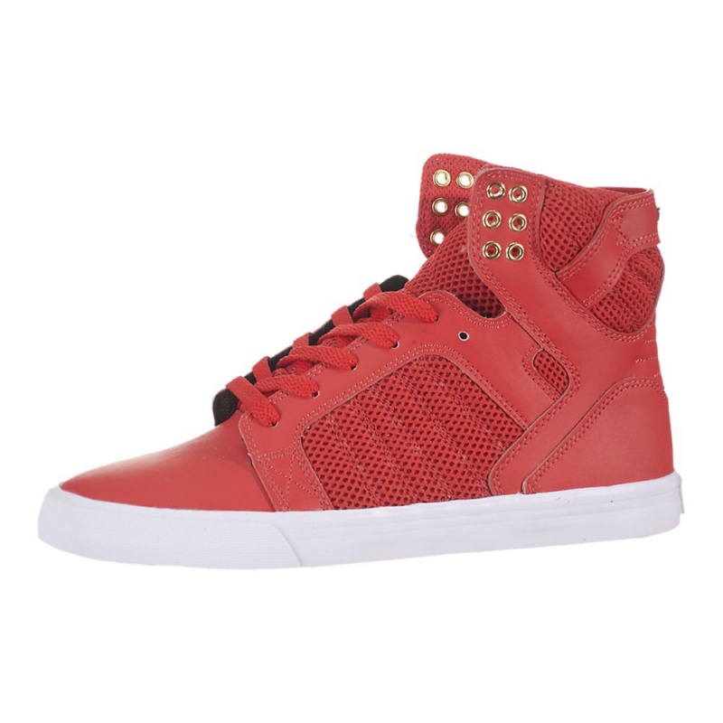 Supra SkyTop Höga Dam Röda | RJZTL3027