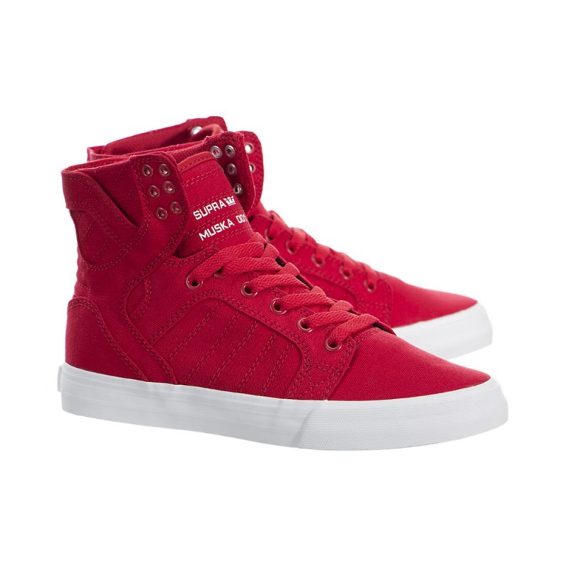 Supra SkyTop Höga Dam Röda | TKCRG6702