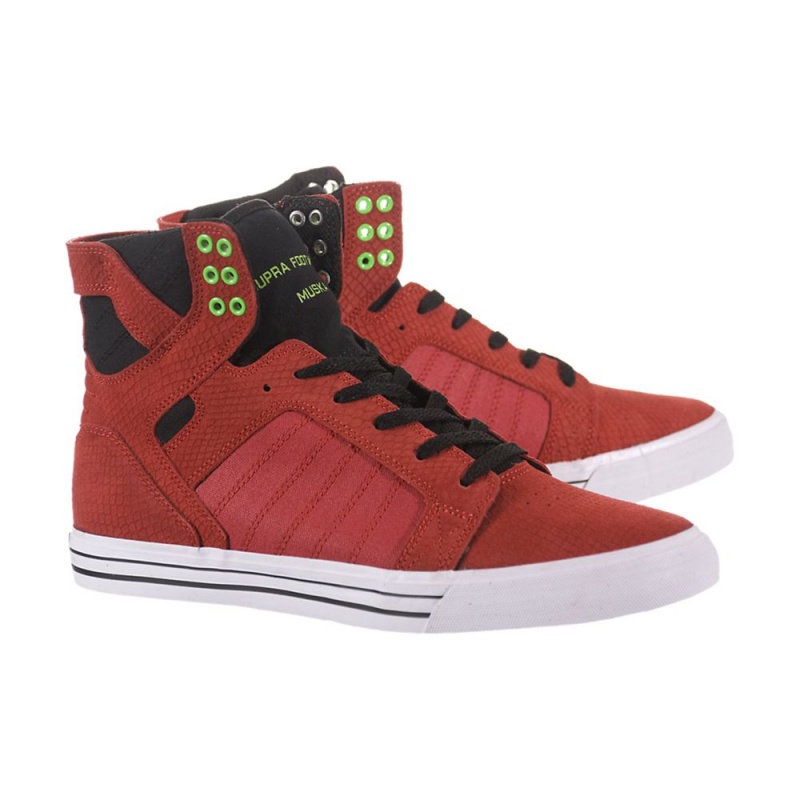 Supra SkyTop Höga Dam Röda | ZXNCI9738