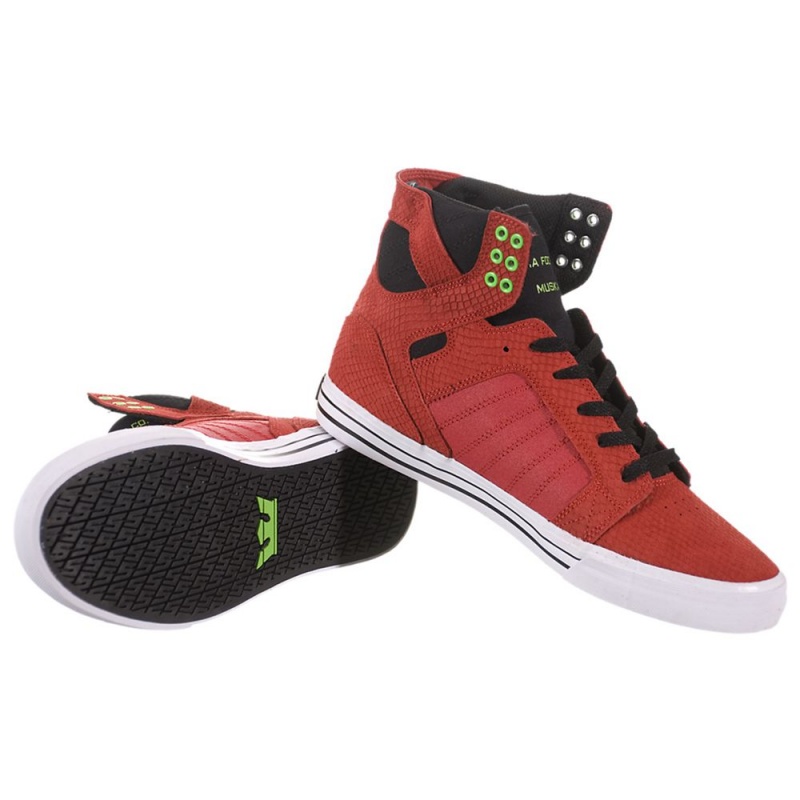 Supra SkyTop Höga Dam Röda | ZXNCI9738