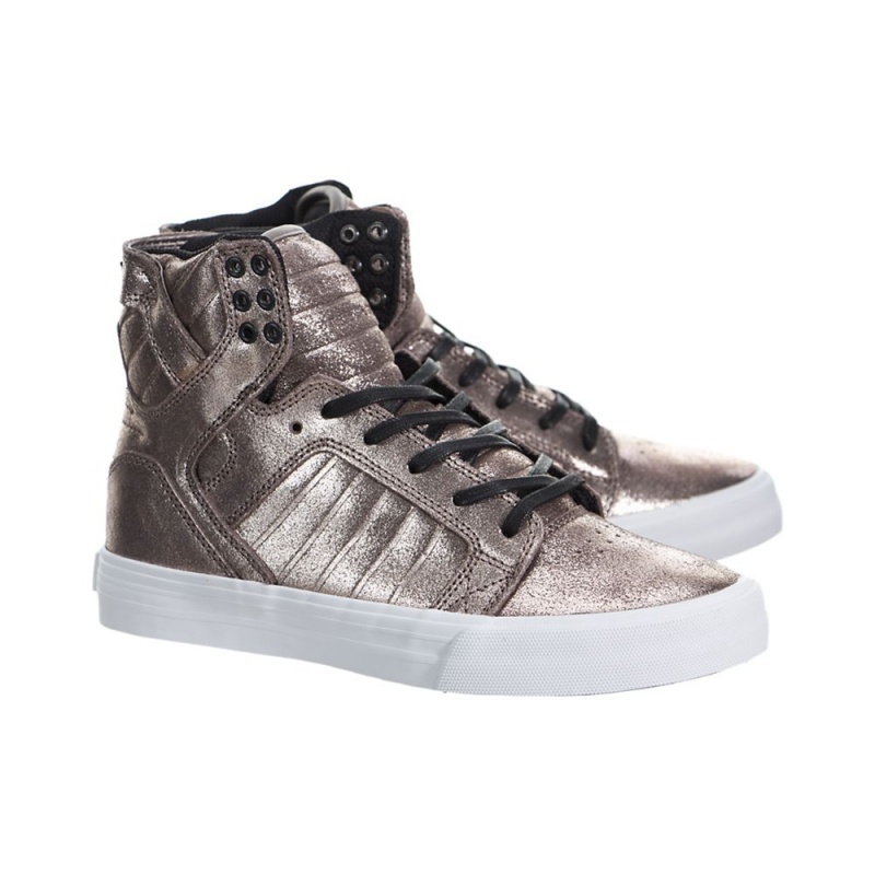 Supra SkyTop Höga Dam Rosa Guld | FHWUZ3762