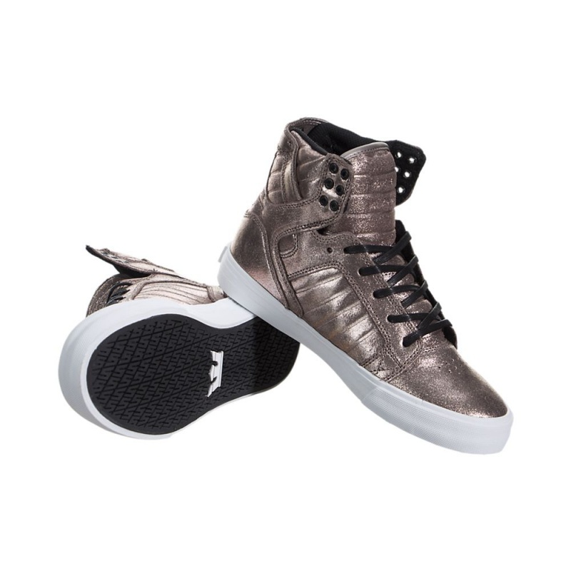 Supra SkyTop Höga Dam Rosa Guld | FHWUZ3762