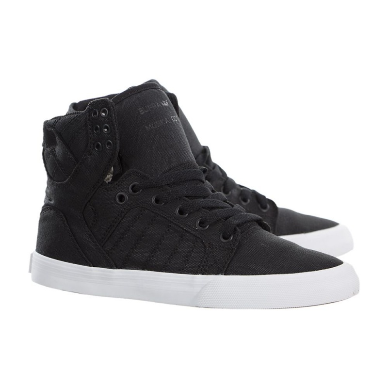 Supra SkyTop Höga Dam Svarta | FGRLO0482