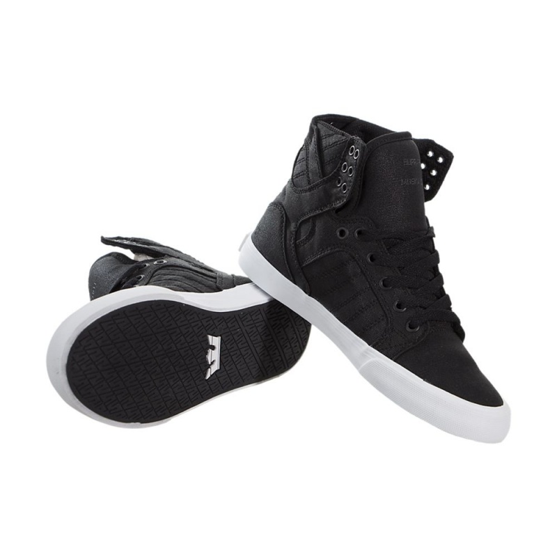 Supra SkyTop Höga Dam Svarta | FGRLO0482