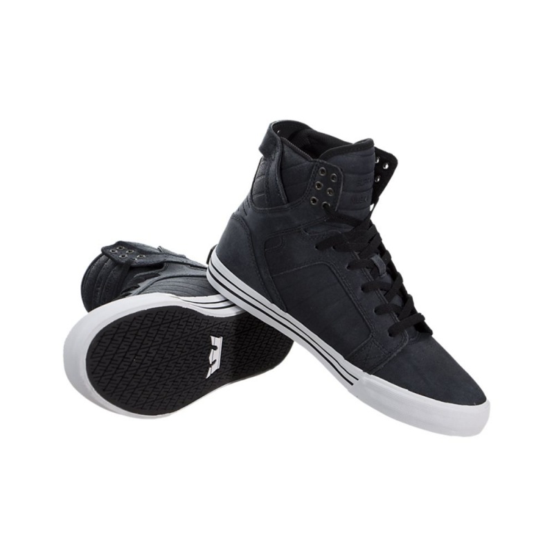 Supra SkyTop Höga Dam Svarta | POHQW7326