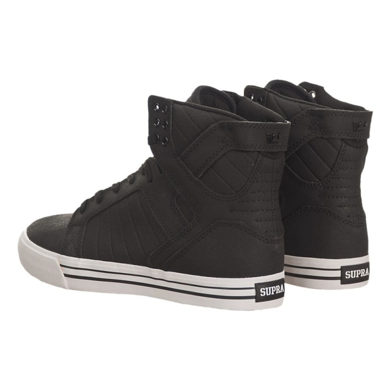 Supra SkyTop Höga Dam Svarta | THZCY6593